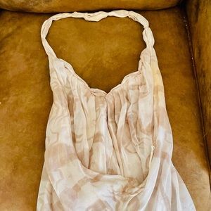 Elegant silk halter top!